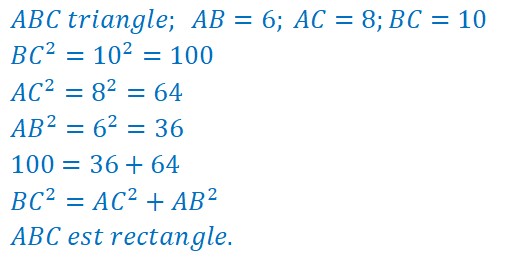 Réciproque calculs